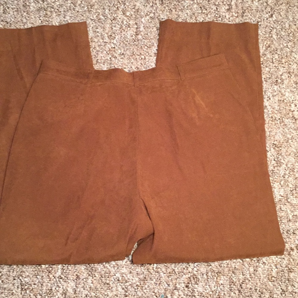 Suede look Coldwater Creek 14 3% Spandex Pant - Picture 4 of 8